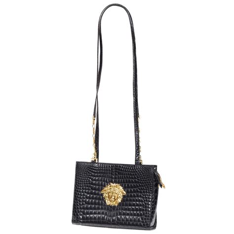 versace bag strap|versace croc shoulder bags.